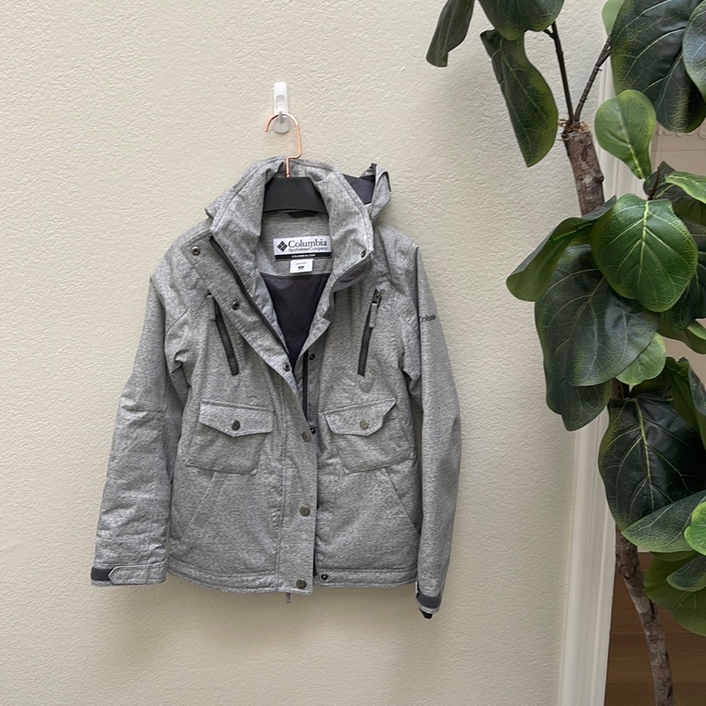 Columbia waterproof jacket with hood